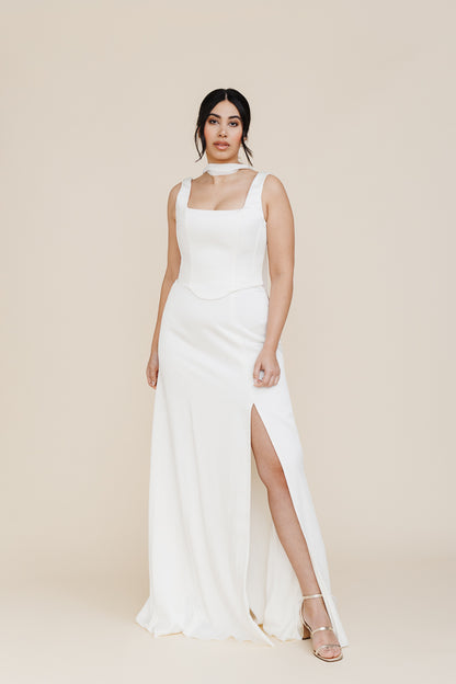 Brautschal aus Chiffon
