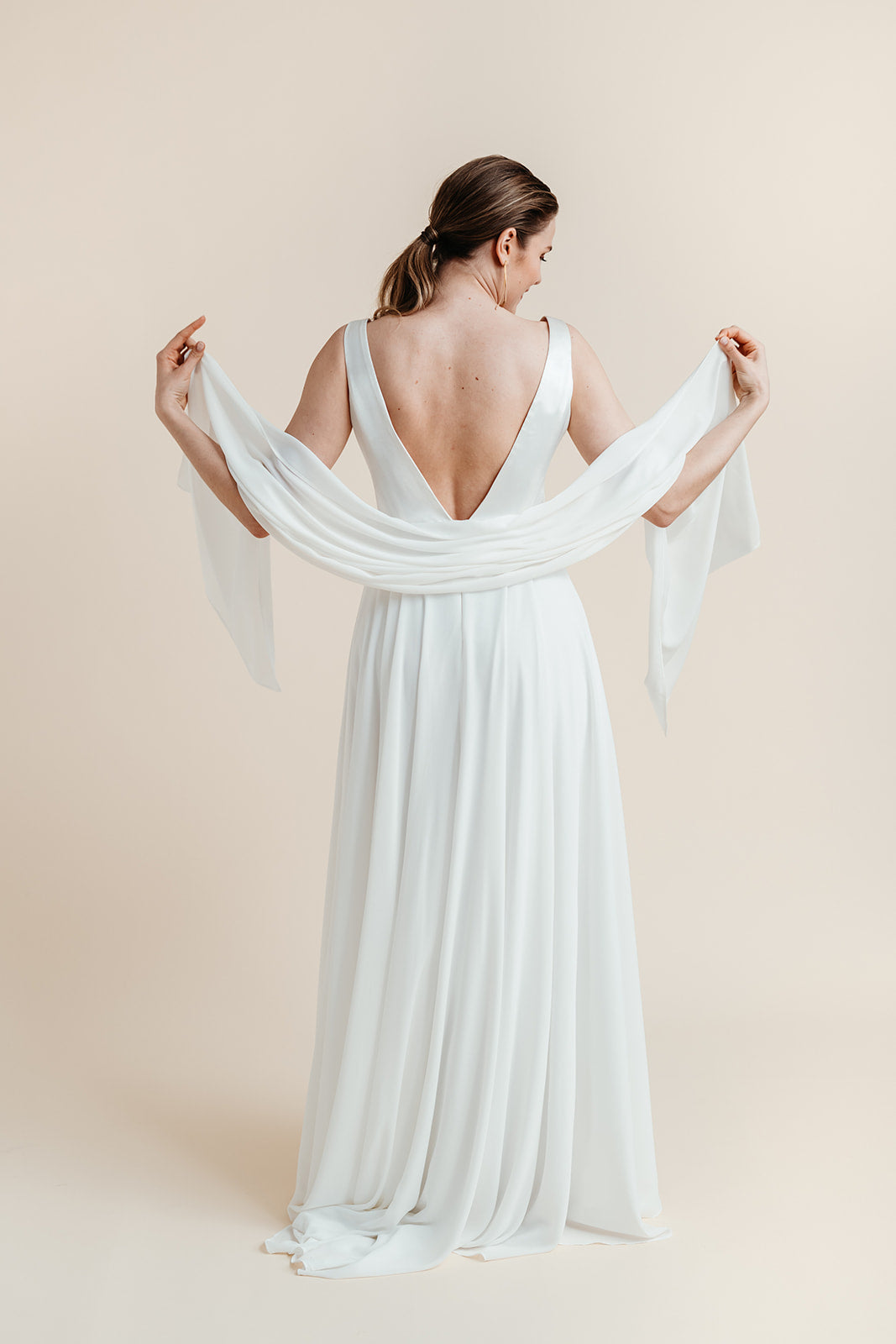 Stola aus Chiffon